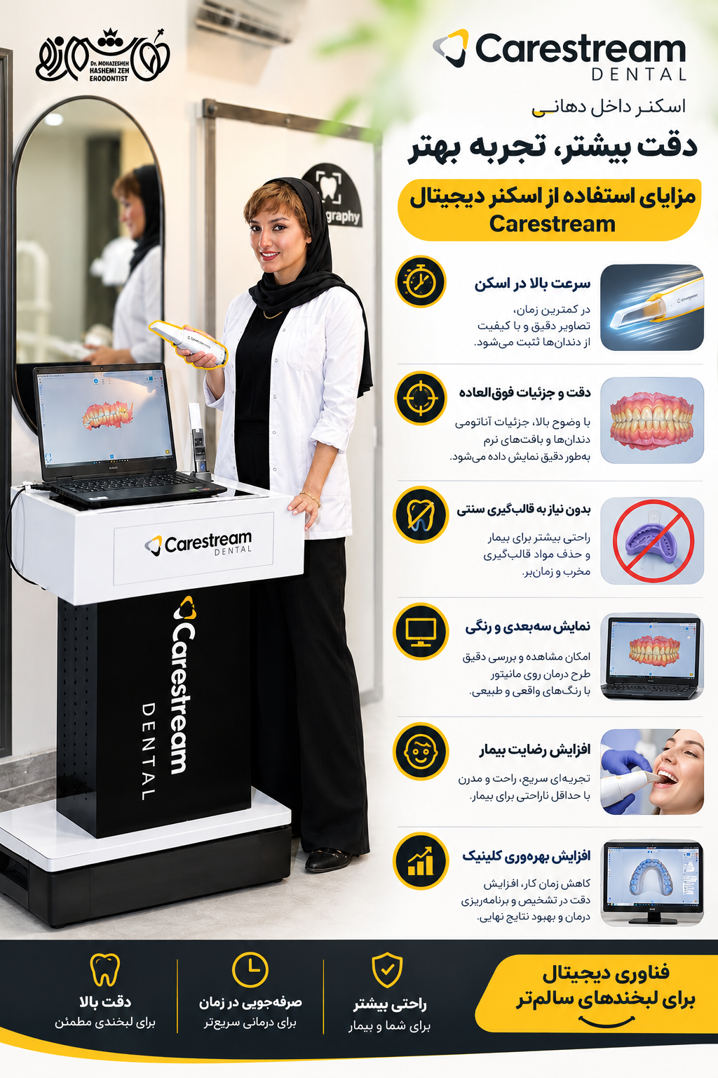 دقت بیشتر، تجربه بهتر با اسکنر دیجیتال